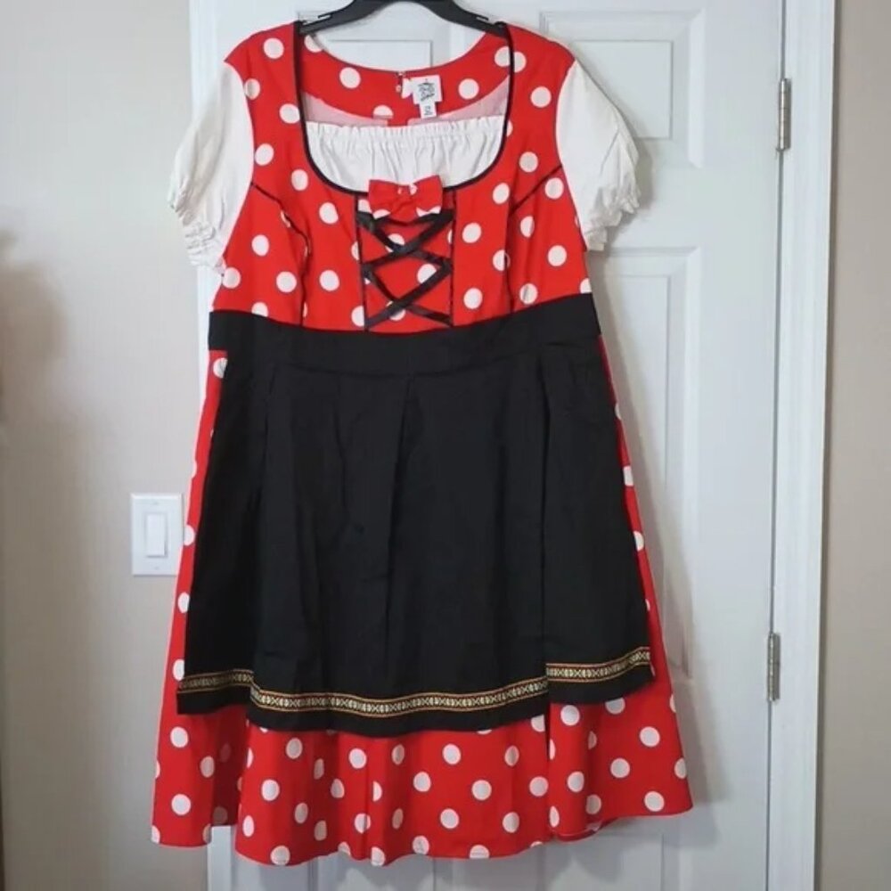 NWT Disney Dress Shop Bavarian Style Minnie Mouse Dress
